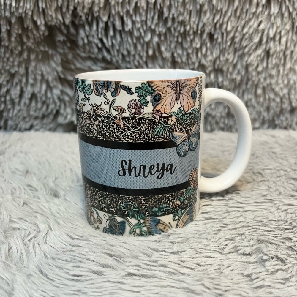 Butterfly Personalized Custom Name 11oz Mug